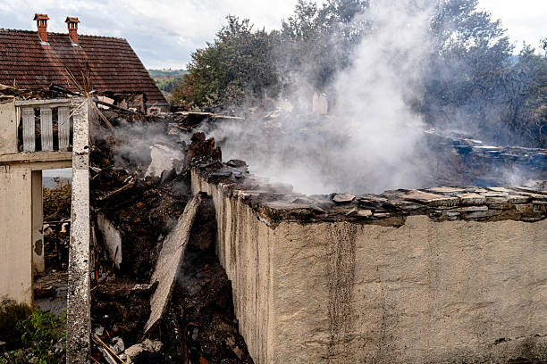 Professional Emergency Fire Cleanup technician working in Burlington, WA